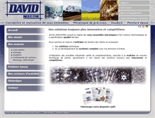 Tablet Screenshot of davidindustrie.com